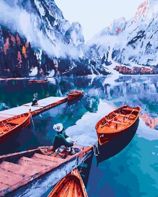 Картина по номерам «Осень в Альпах»