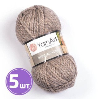 Пряжа YarnArt Alpine Alpaca (432), бежевый меланж, 5 шт. по 150 г