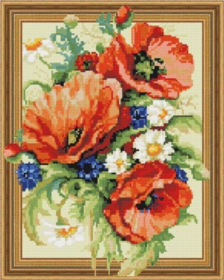 Алмазная вышивка 5D «Маковый акцент» Алмазная вышивка 5D «Маковый акцент»