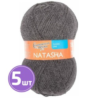 Пряжа Семеновская Natasha (245), темный маренго 5 шт. по 100 г Пряжа Семеновская Natasha (245), темный маренго 5 шт. по 100 г