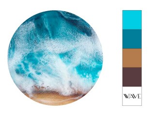 Набор для создания картины эпоксидной смолой Таити, Чип-Арт Набор для создания картины эпоксидной смолой Таити, Чип-Арт