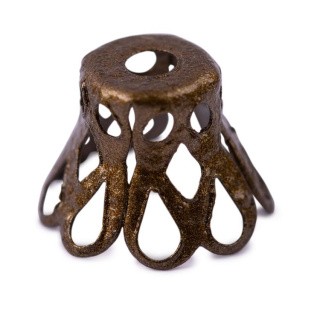 Розетка для бус 8 мм, цвет: под бронзу, 5 шт., Zlatka Розетка для бус 8 мм, цвет: под бронзу, 5 шт., Zlatka