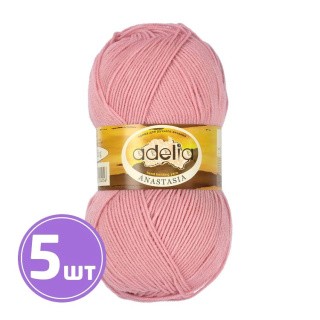 Пряжа Adelia ANASTASIA (06), античная роза, 5 шт. по 100 г Пряжа Adelia ANASTASIA (06), античная роза, 5 шт. по 100 г