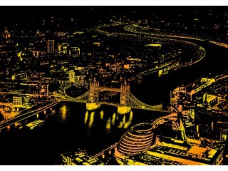 Скретч-картина «Bright City London»