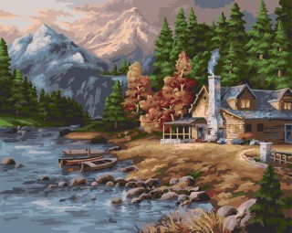 Картина по номерам «Горная прохлада» Картина по номерам «Горная прохлада»