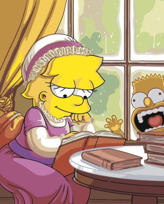 Картина по номерам «Simpsons Симпсоны: Лиза и Барт»