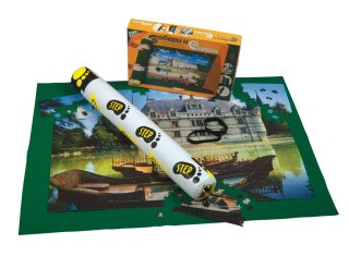 Коврик для сборки пазлов с надувным валиком