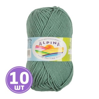 Пряжа Alpina MISTY (14), серо-зеленый, 10 шт. по 50 г