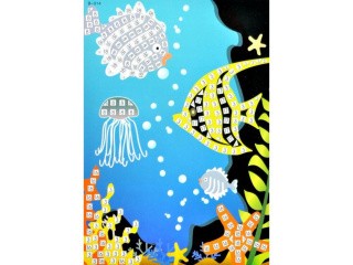 Мозаика из стикеров «Подводный мир»