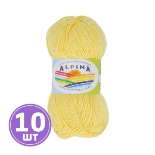 Пряжа Alpina HOLLY (500), желтый, 10 шт. по 50 г Пряжа Alpina HOLLY (500), желтый, 10 шт. по 50 г