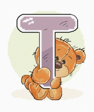Набор для вышивания «Буква T»