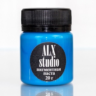 Краситель для эпоксидной смолы голубой, 20 г, ALX Studio