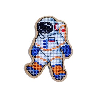 Набор для вышивания игрушки «Космонавт»