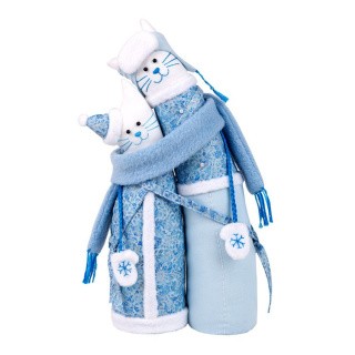 Набор для шитья «Коты-обнимашки зимние» Набор для шитья «Коты-обнимашки зимние»