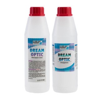 Прозрачная эпоксидная смола Dream Optic 750 г модифицированная Прозрачная эпоксидная смола Dream Optic 750 г модифицированная