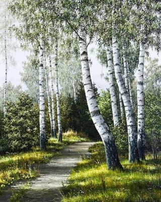 Картина по номерам «Тропинка в лесу» Картина по номерам «Тропинка в лесу»