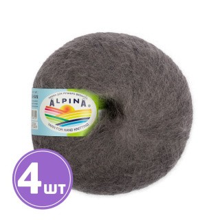 Пряжа Alpina MEGHAN (30), серый, 4 шт. по 50 г Пряжа Alpina MEGHAN (30), серый, 4 шт. по 50 г