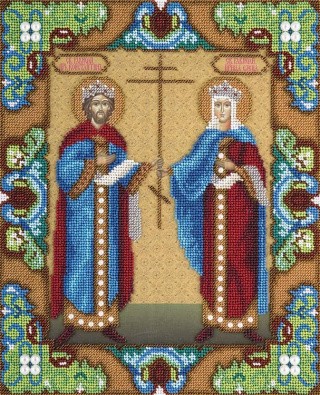 Набор для вышивания «Икона Святых равноапостольных царя Константина и царицы»