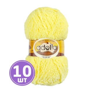 Пряжа Adelia SOFIA (39), светло-желтый, 10 шт. по 50 г