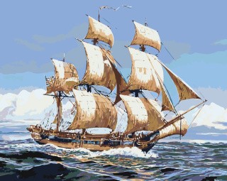 Картина по номерам «Попутного ветра!» Картина по номерам «Попутного ветра!»