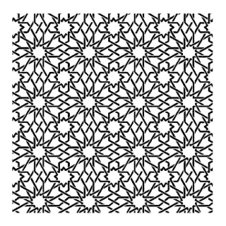 Текстурный лист «Марокканские звезды», Craft&Clay Текстурный лист «Марокканские звезды», Craft&Clay