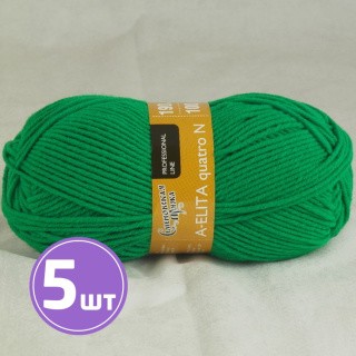 Пряжа Семеновская A-elita N quatro (54067), ярко-зеленый 5 шт. по 100 г Пряжа Семеновская A-elita N quatro (54067), ярко-зеленый 5 шт. по 100 г