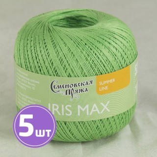 Пряжа Семеновская IRIS max (86), светло-зеленый 5 шт. по 100 г Пряжа Семеновская IRIS max (86), светло-зеленый 5 шт. по 100 г
