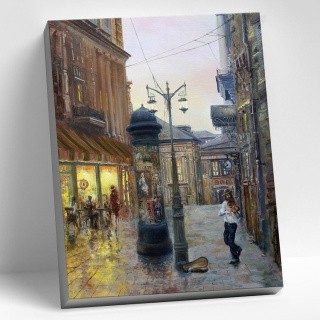 Картина по номерам «Дорофеев С.В., Мелодии вечернего города»