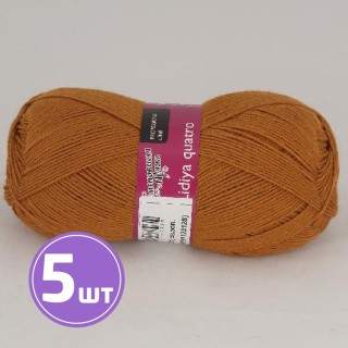 Пряжа Семеновская Lidiya quatro (221), светло-золотой 5 шт. по 100 г Пряжа Семеновская Lidiya quatro (221), светло-золотой 5 шт. по 100 г