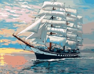 Картина по номерам «Белые паруса» Картина по номерам «Белые паруса»