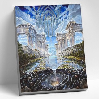 Картина по номерам «Фонтан фэнтези» Картина по номерам «Фонтан фэнтези»