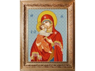 Рисунок на ткани «Богородица Владимирская»