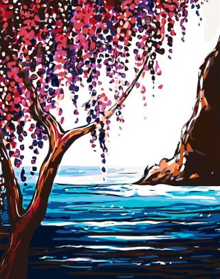 Картина по номерам «Вид на залив» Картина по номерам «Вид на залив»