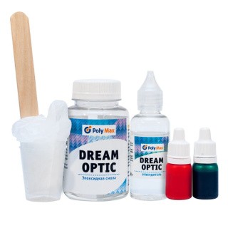 Набор смола Dream Optic 150 г + 2 красителя Набор смола Dream Optic 150 г + 2 красителя