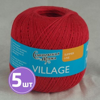 Пряжа Семеновская Village (30171), гвоздика 5 шт. по 100 г Пряжа Семеновская Village (30171), гвоздика 5 шт. по 100 г