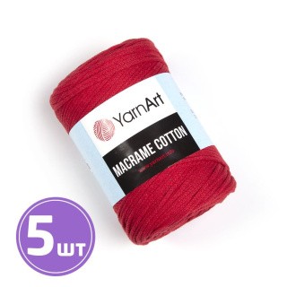 Пряжа YarnArt Macrame Cotton (773), кармин, 5 шт. по 250 г