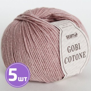 Пряжа SEAM GOBI COTONE (10), роза, 5 шт. по 50 г Пряжа SEAM GOBI COTONE (10), роза, 5 шт. по 50 г