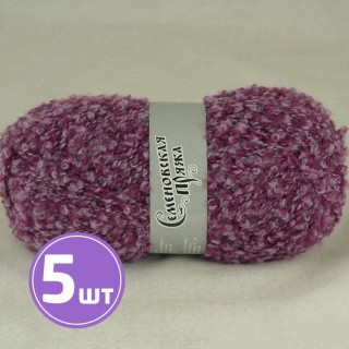 Пряжа Семеновская Curly (15781), темно-ореховый-сиреневые дали 5 шт. по 100 г Пряжа Семеновская Curly (15781), темно-ореховый-сиреневые дали 5 шт. по 100 г
