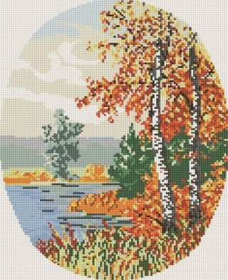 Алмазная вышивка «Берёзы» Алмазная вышивка «Берёзы»