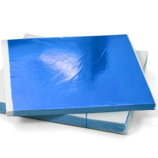 Поталь (25 листов), цвет: синий, 14х14 см
