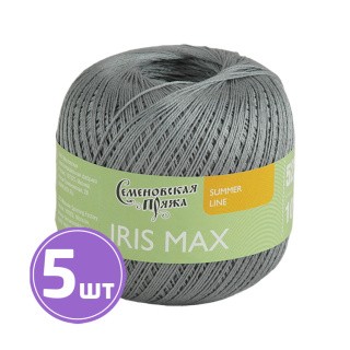 Пряжа Семеновская IRIS max (ИРИС макс) (154304), серый флюгер 5 шт. по 100 г Пряжа Семеновская IRIS max (ИРИС макс) (154304), серый флюгер 5 шт. по 100 г