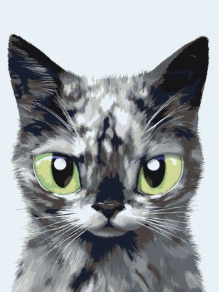 Картина по номерам «Бася» Картина по номерам «Бася»