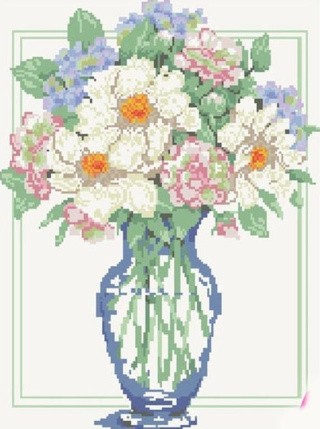 Алмазная вышивка «Букет для мамы» Алмазная вышивка «Букет для мамы»