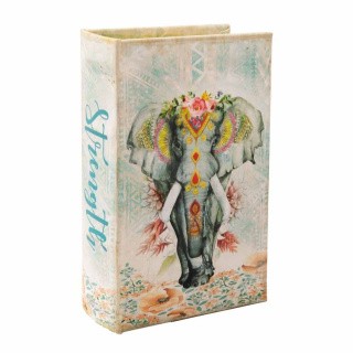 Шкатулка-книга «Индийский слон», 17х11х5 см, Gamma