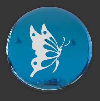 №505 Наклейка (Серебро) Sticker, Art Blong №505 Наклейка (Серебро) Sticker, Art Blong