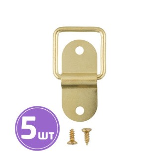 Фурнитура для шкатулок «Подвес», 1,8х4,2 см, 5 шт., цвет: золото, Mr. Carving