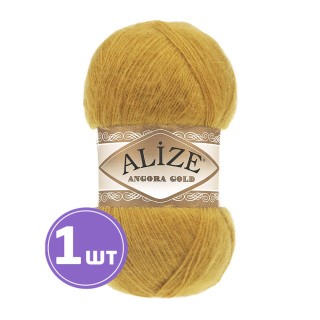 Пряжа ALIZE Angora Gold (02), золото, 1 шт. 100 г Пряжа ALIZE Angora Gold (02), золото, 1 шт. 100 г