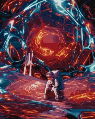 Картина по номерам «Исследуя Вселенную» Картина по номерам «Исследуя Вселенную»