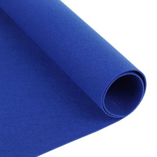 Фетр декоративный 1,2 мм, 33х53 см, цвет: 855 синий, TBY