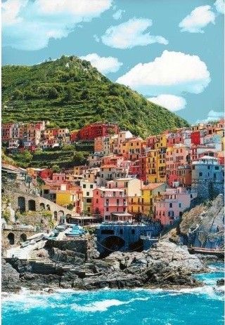 Алмазная вышивка «Курортный город» Алмазная вышивка «Курортный город»